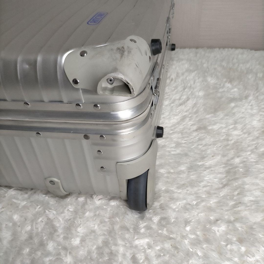 JB【廃盤 希少】RIMOWAトパーズ 63L ２輪 スーツケース 青ロゴ