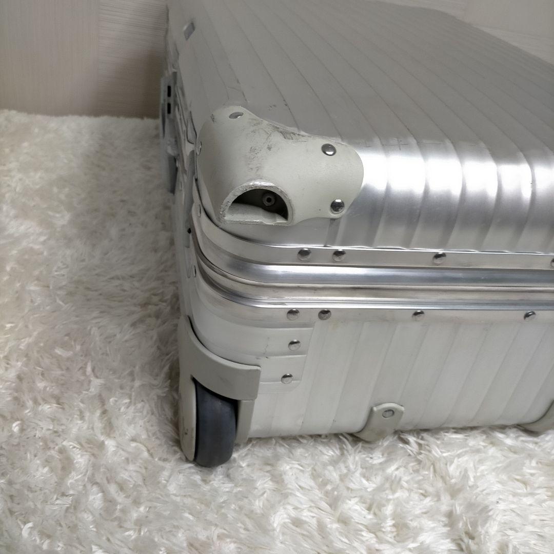 JB【廃盤 希少】RIMOWAトパーズ 63L ２輪 スーツケース 青ロゴ