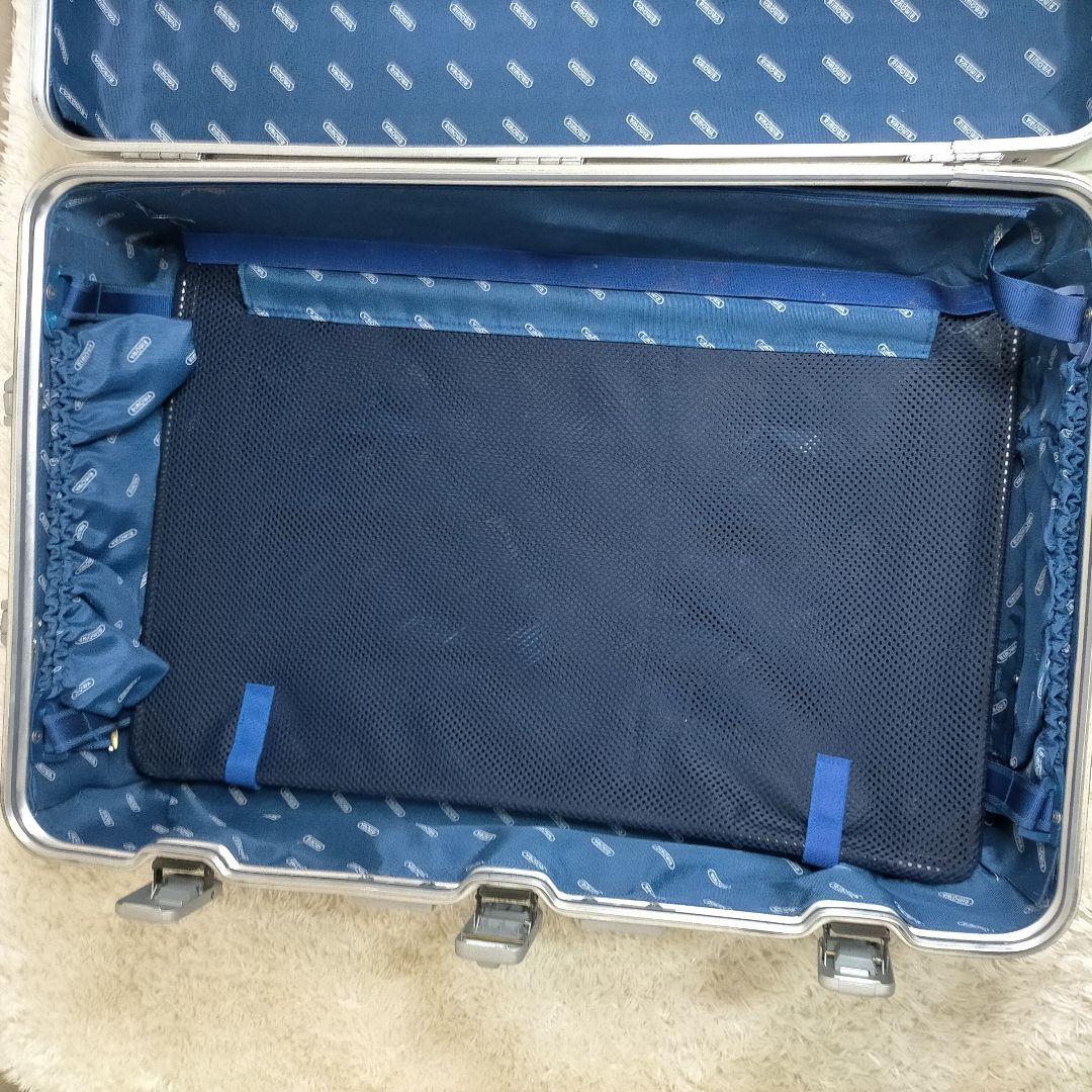 JB【廃盤 希少】RIMOWAトパーズ 63L ２輪 スーツケース 青ロゴ