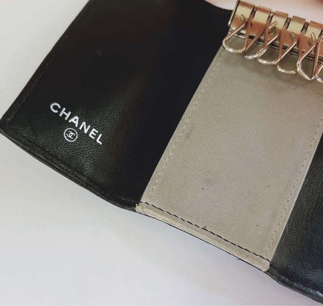 シャネル CHANEL キーケース 6連 ブラック 黒 画像5