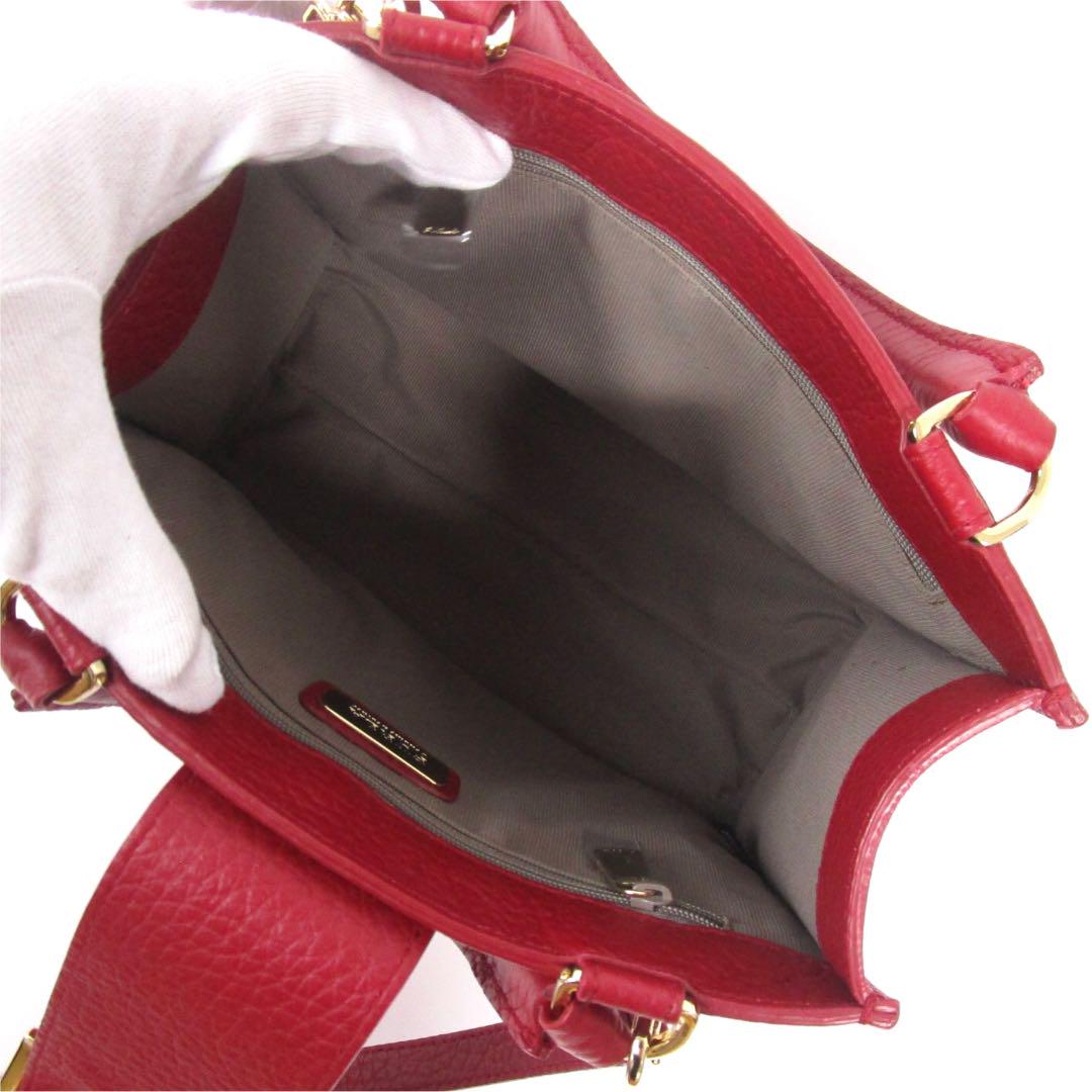 大人気HOT ✨未使用に近い✨フルラ ハンドバッグ レッド 正規品 xolCh-m16815393252 FLO S 2WAY 人気100%新品