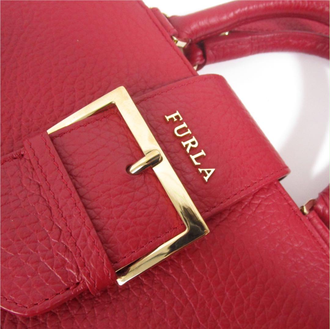 大人気HOT ✨未使用に近い✨フルラ ハンドバッグ レッド 正規品 xolCh-m16815393252 FLO S 2WAY 人気100%新品