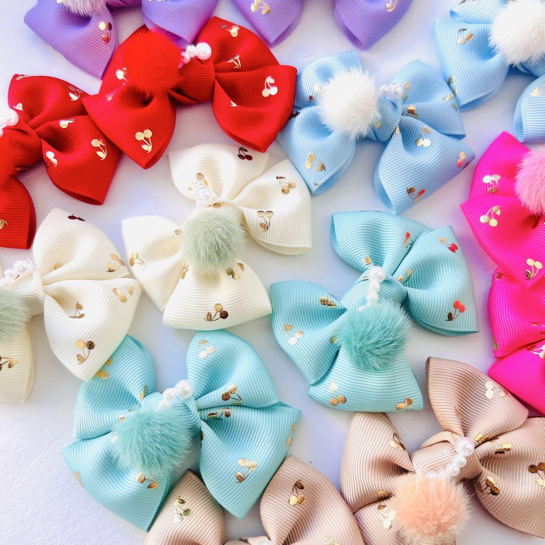 ポムル ♡トリミングチョーカー♡ 送料無料】⭐️➄樹脂チャーム⭐️業務用チョーカー【36本