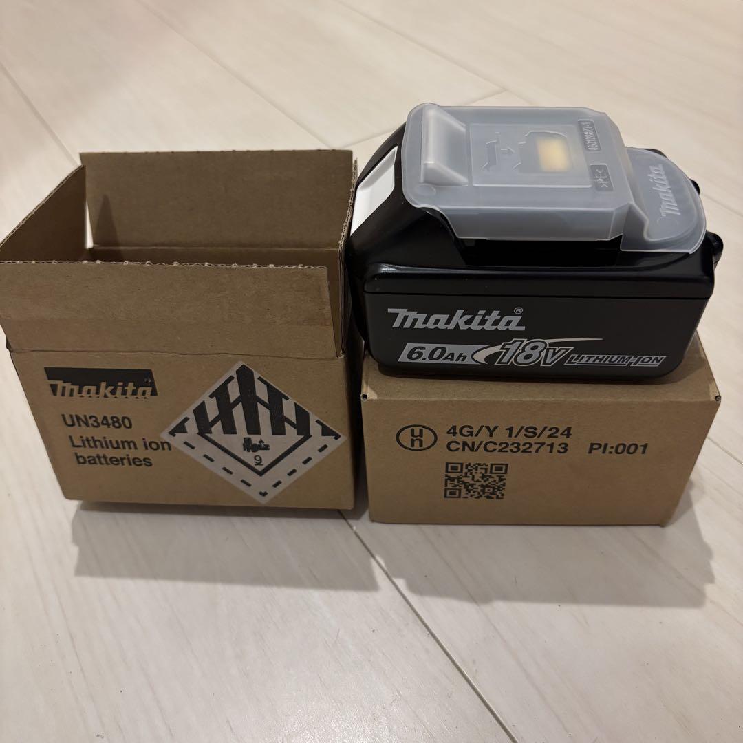 Makita BL1860B 6.0Ahバッテリー2個セット