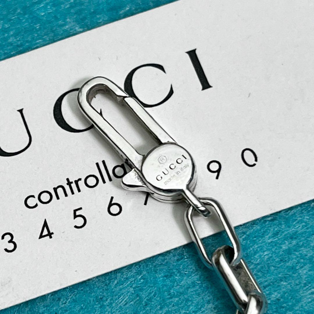 美品　GUCCI 3.8ミリ シルバー925 チェーンネックレス