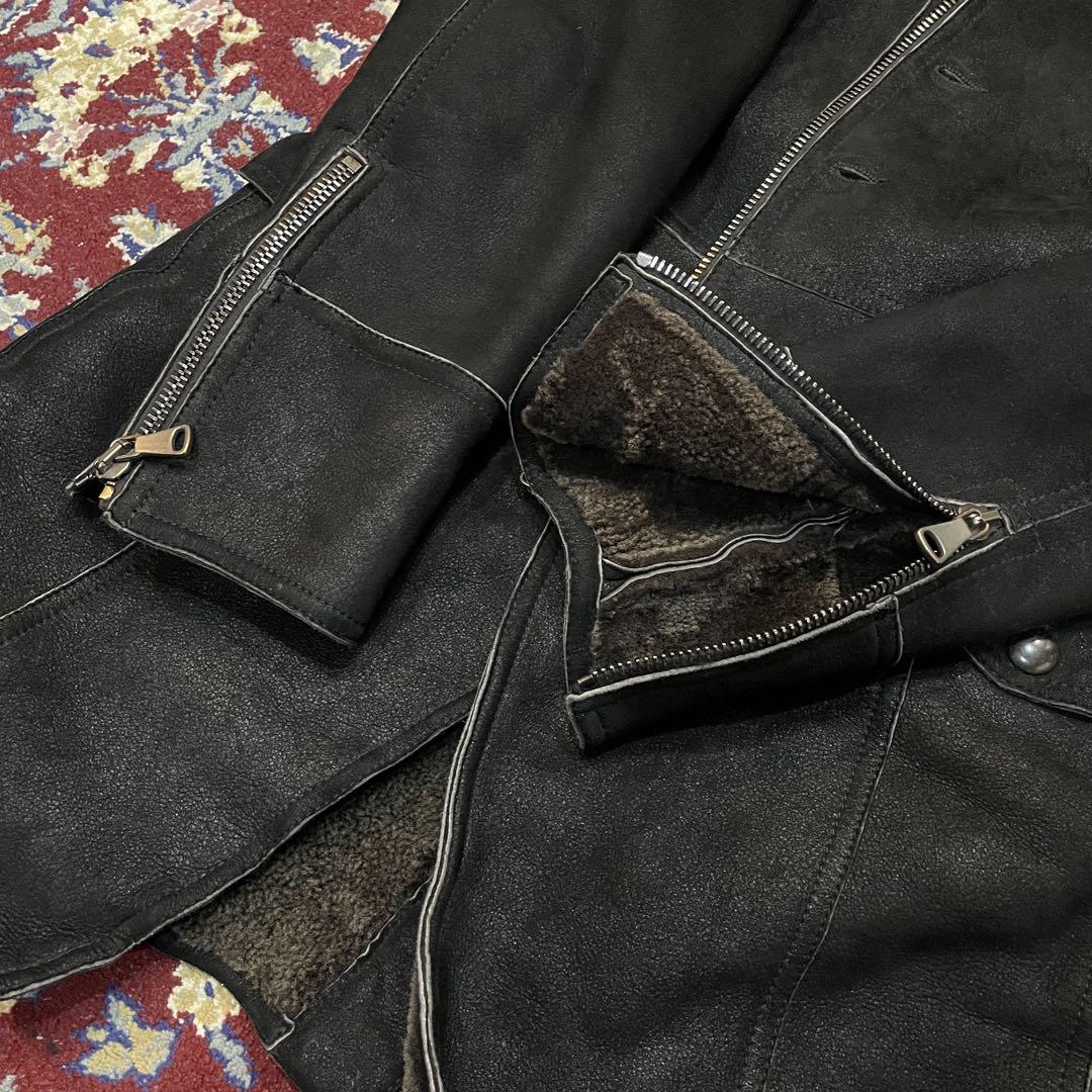 定価20万　Dead stock　GARRETT　Mouton Coat Y2K