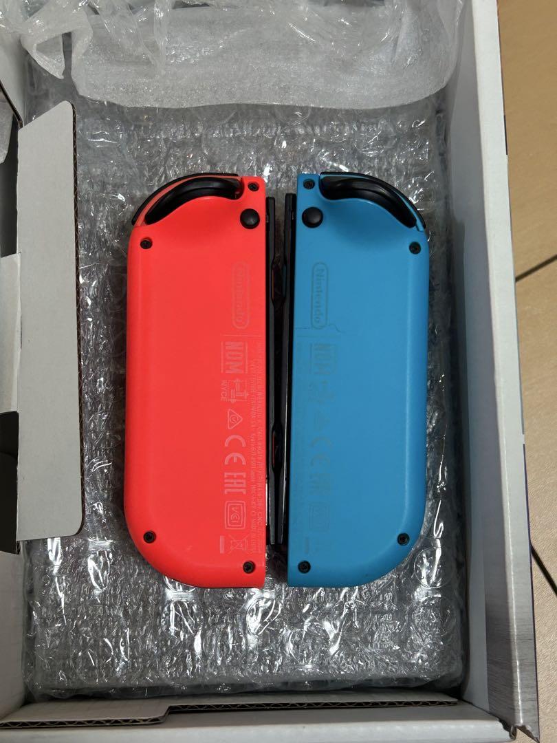 【美品・完品】Nintendo Switch 本体 ネオンブルー/ネオンレッド