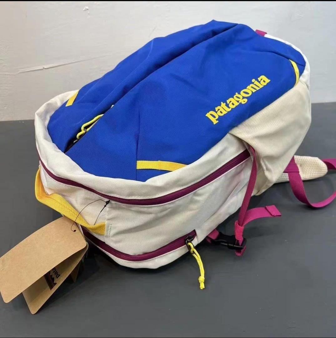 新品 Patagonia パタゴニア バックパック 登山用 ブルー x ホワイト