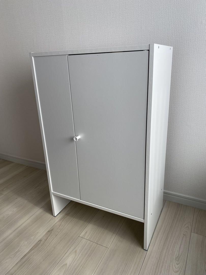 IKEA BAGGEBO バッゲボー キャビネット 扉付 ホワイト