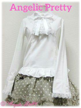 Angelic Pretty パールレースジャボカットソー