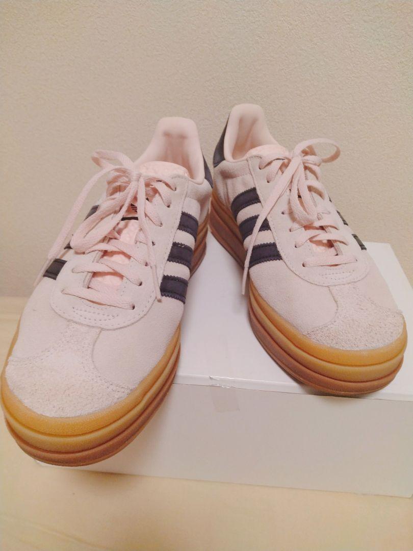 美品 adidas Gazelle ライトピンク スニーカー