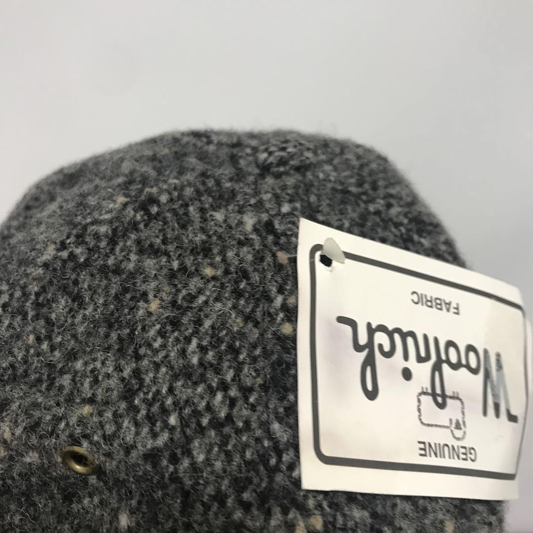 BRONER WOOLRICH ジェットキャップ　レザーベルト　USA製　90s