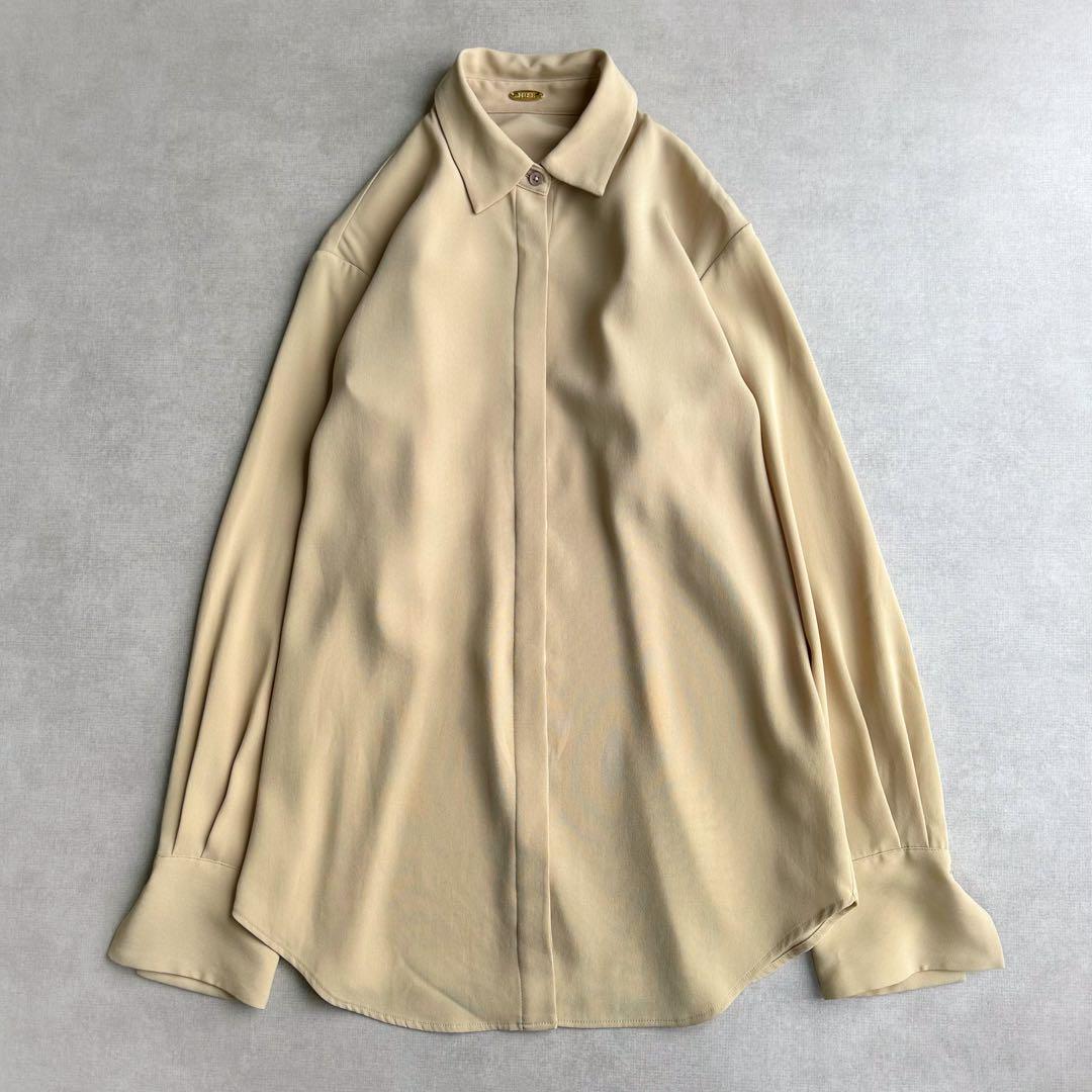 美品△2020△Deuxieme Classe // EDENシャツ ベージュ