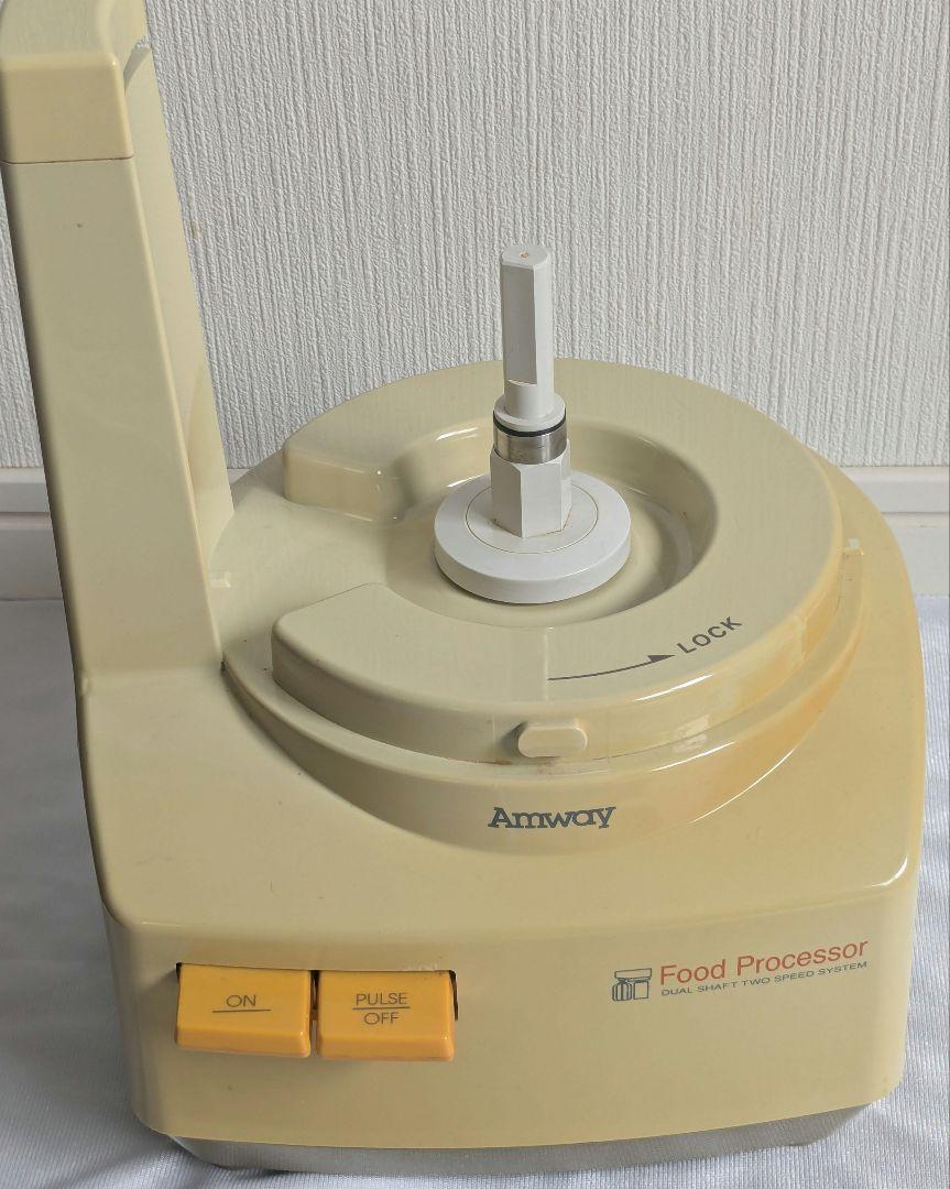 美品 アムウェイ Amway フードプロセッサー E-3288-J 箱説明書付き 20年製 Amway アムウェイ フードプロセッサー E-3288-J ケース付き