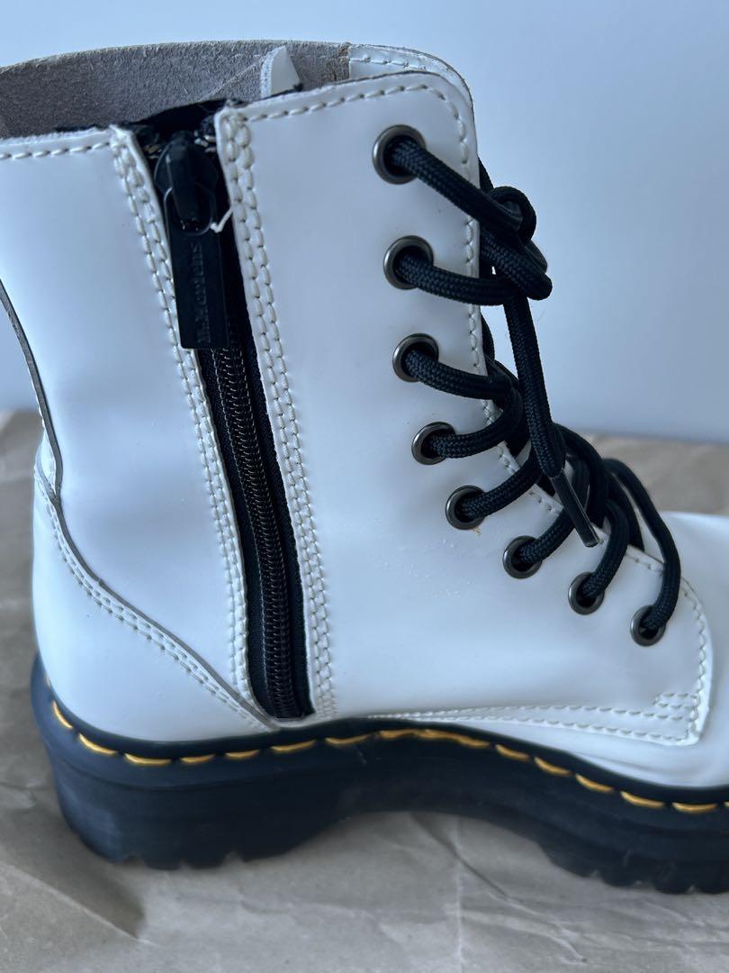 Dr.Martens JADON ホワイト　8ホール　厚底
