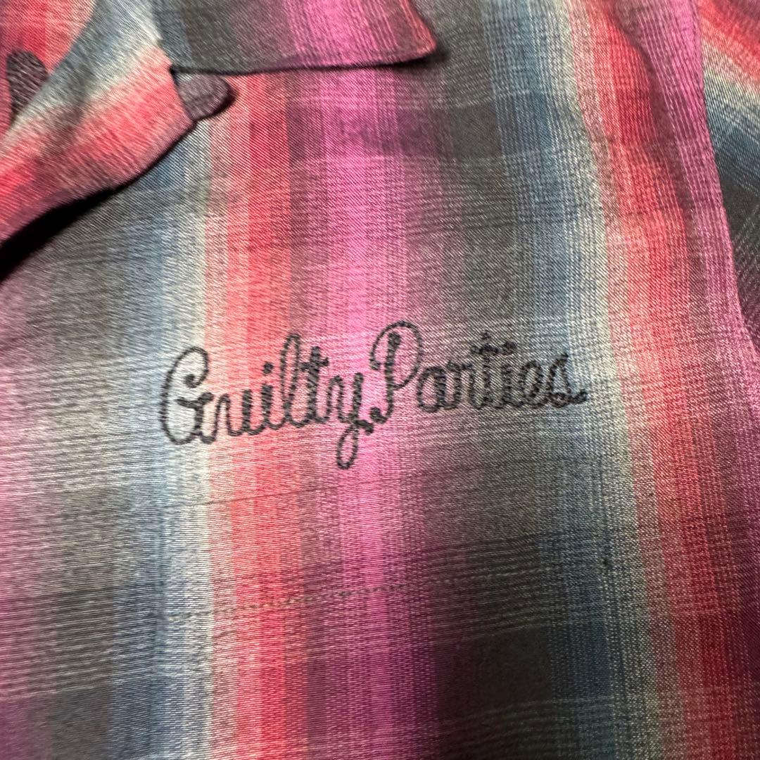 オンブレチェックシャツ MサイズM