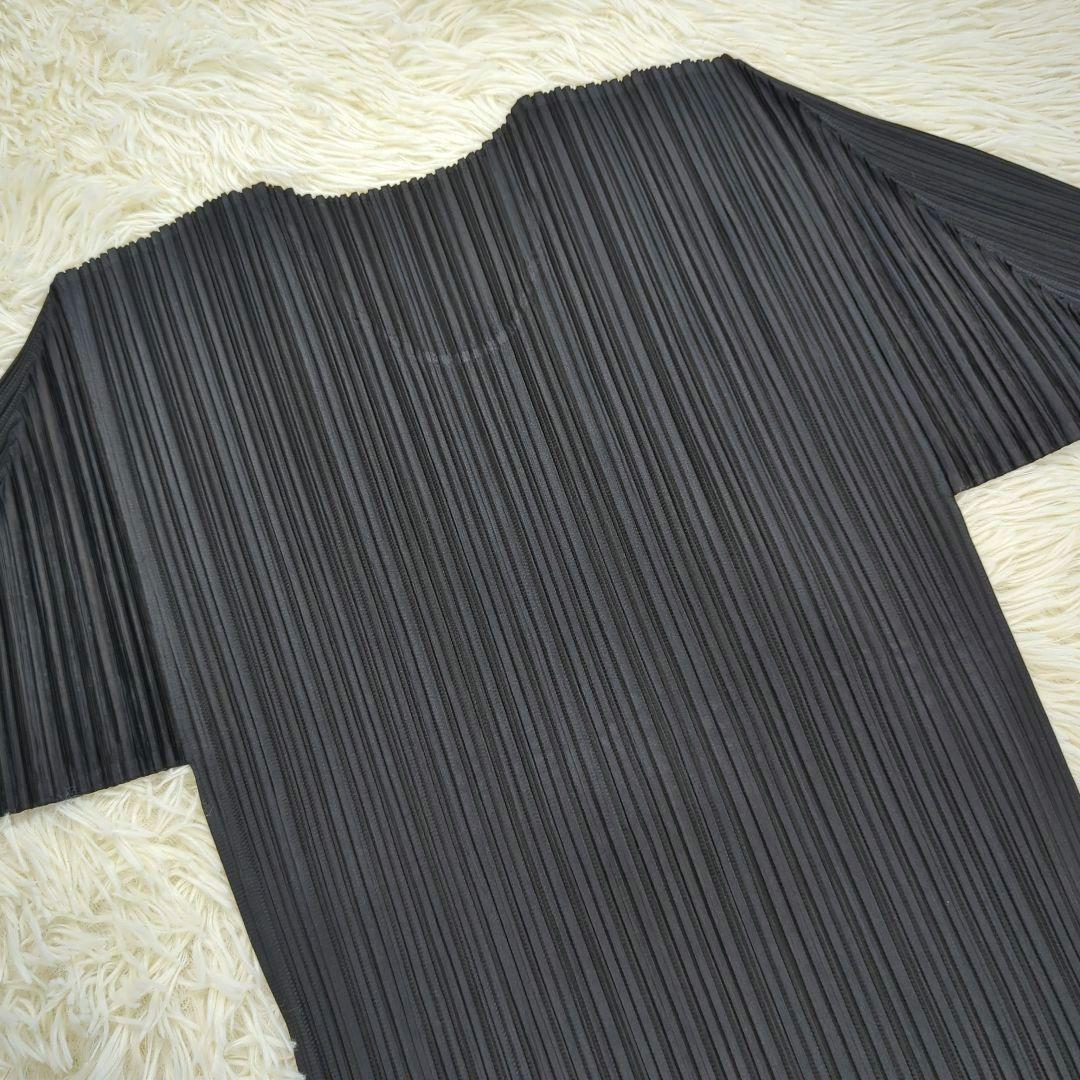 美品、PLEATS PLEASE、プリーツプリーズ、黒、Tシャツ