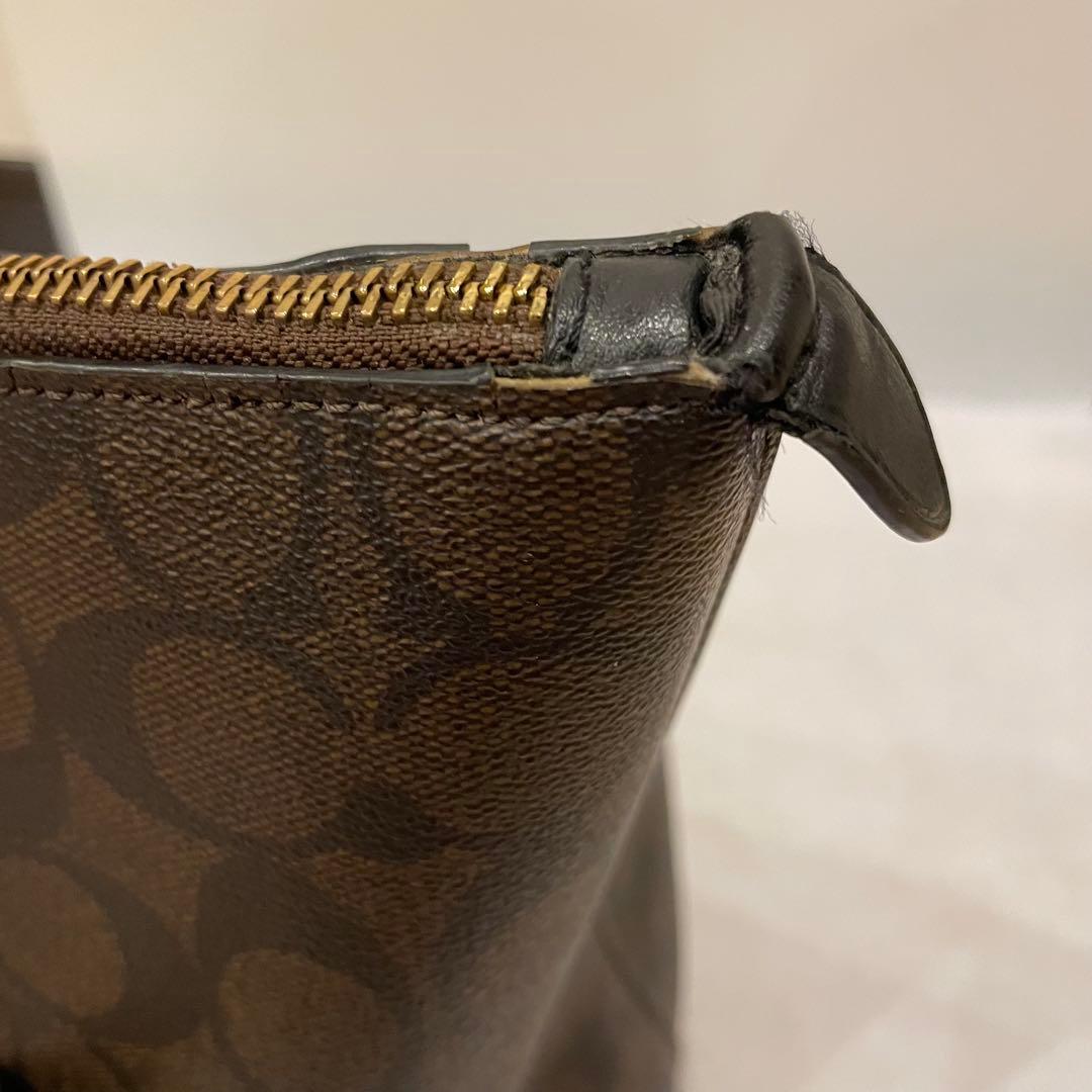 【コーチ】トートバッグ レディース F79609黒シグネチャーA4 【コーチ】トートバッグ レディース F79609黒シグネチャーA4