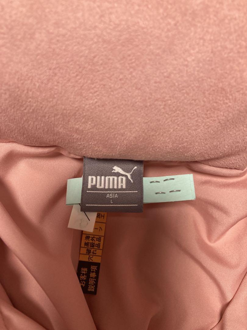 プーマ PUMA ダウンジャケット レディース 美品 ピンク サーモン