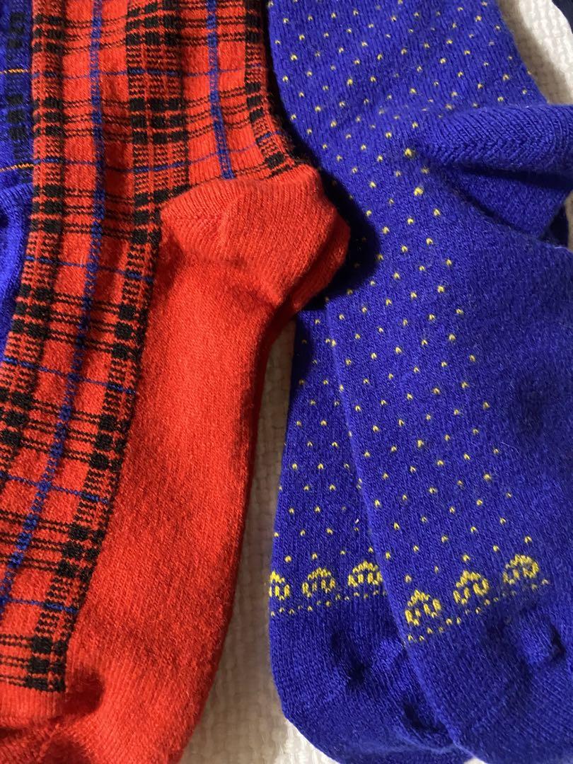 ポロラルフローレンのメンズ用コットン、カシミヤ、ウール混ソックス、5足セット