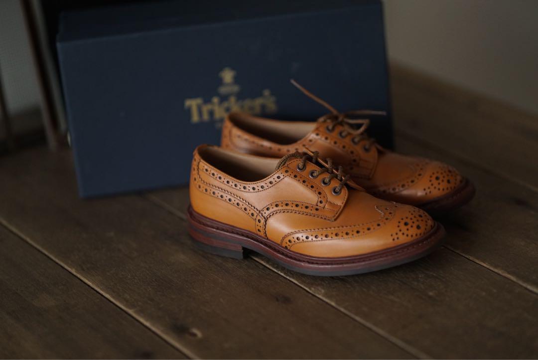 美品 Tricker’s トリッカーズ 5633 BOURTON ウイングチップ