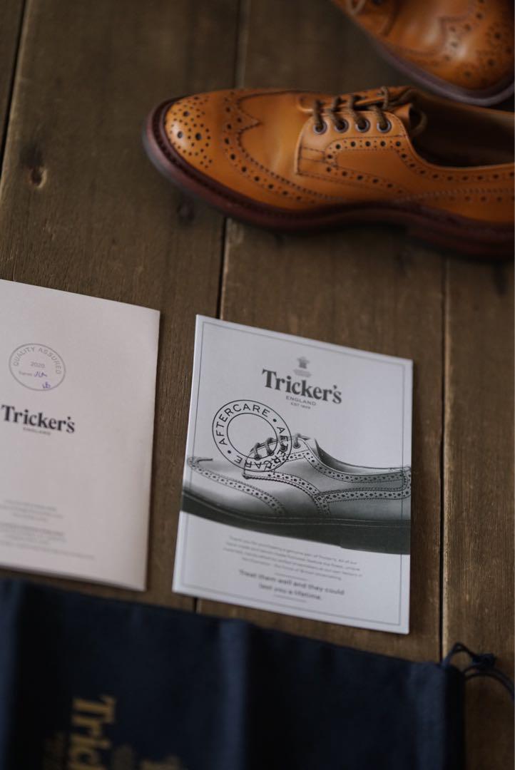 美品 Tricker’s トリッカーズ 5633 BOURTON ウイングチップ