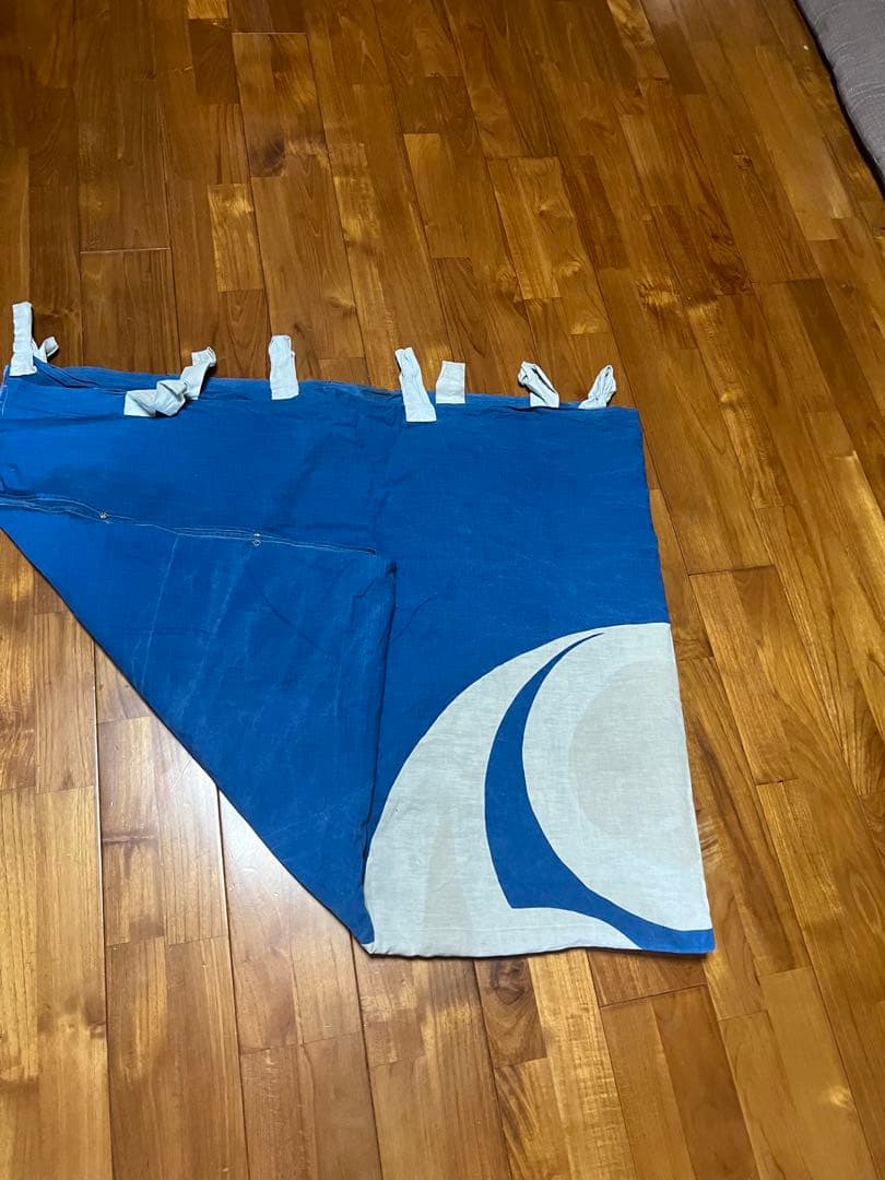 アンティーク　幕　320x140センチ　三つ巴