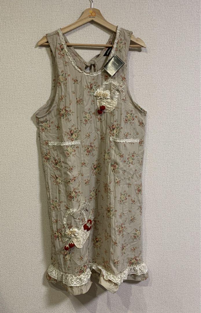 マザー collection コレクション フラワー チェリー 薔薇 バラ 前掛