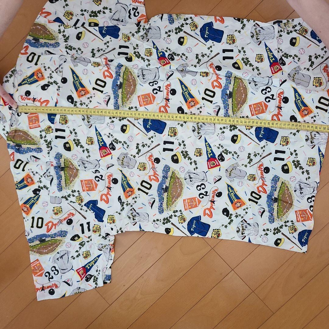 激レア』阪神タイガースの歴史を描いたアロハシャツ (新品未開封