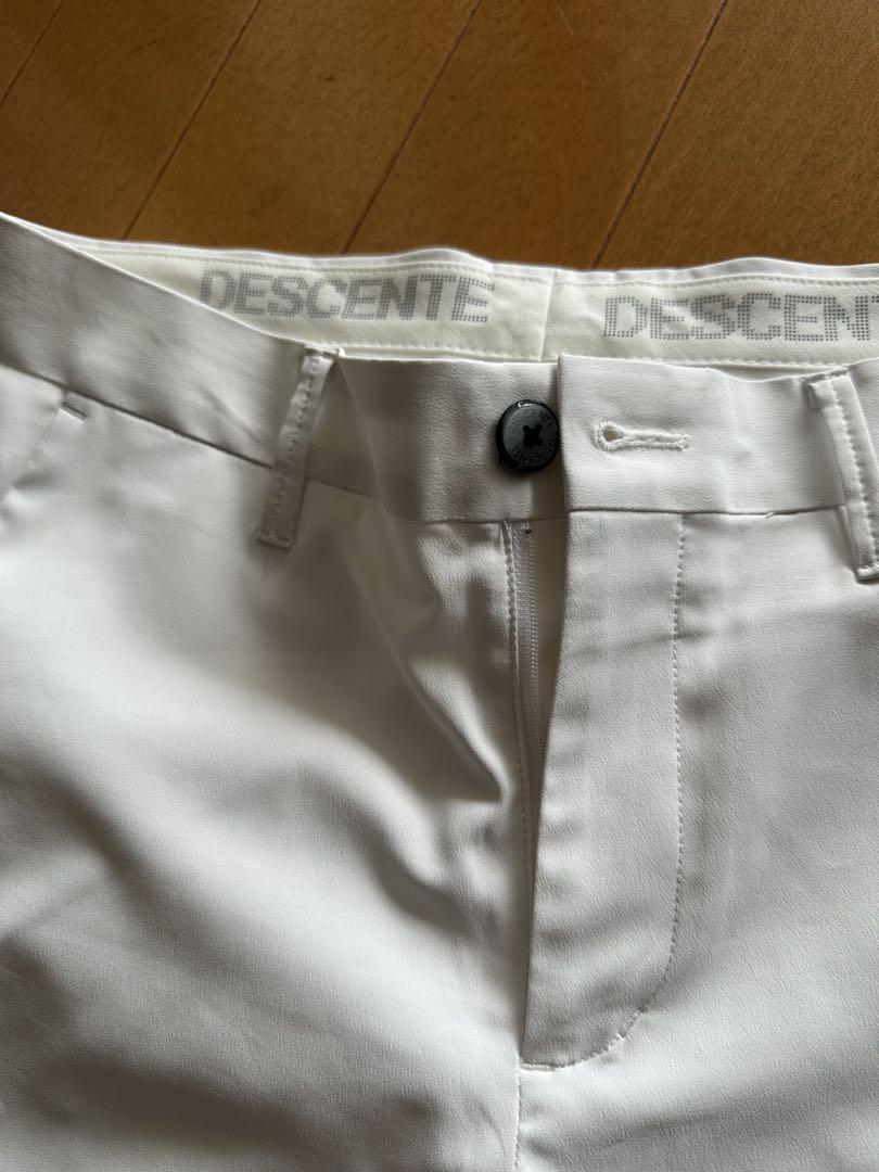 DESCENTE GOLF メンズパンツ L ホワイト 神白ボトム