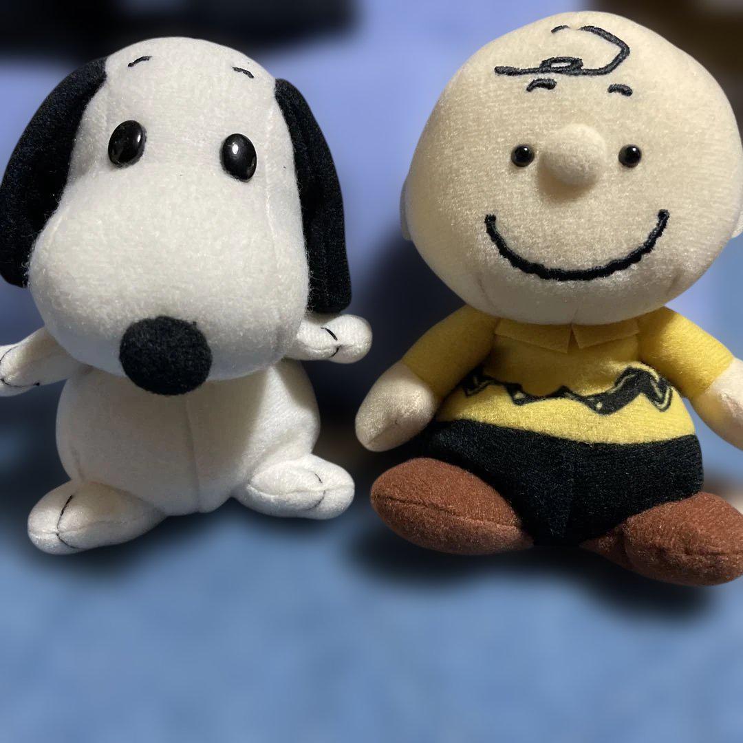 日焼けスヌーピーとチャーリーブラウンのぬいぐるみセット 日焼けスヌーピーとチャーリーブラウンのぬいぐるみセット