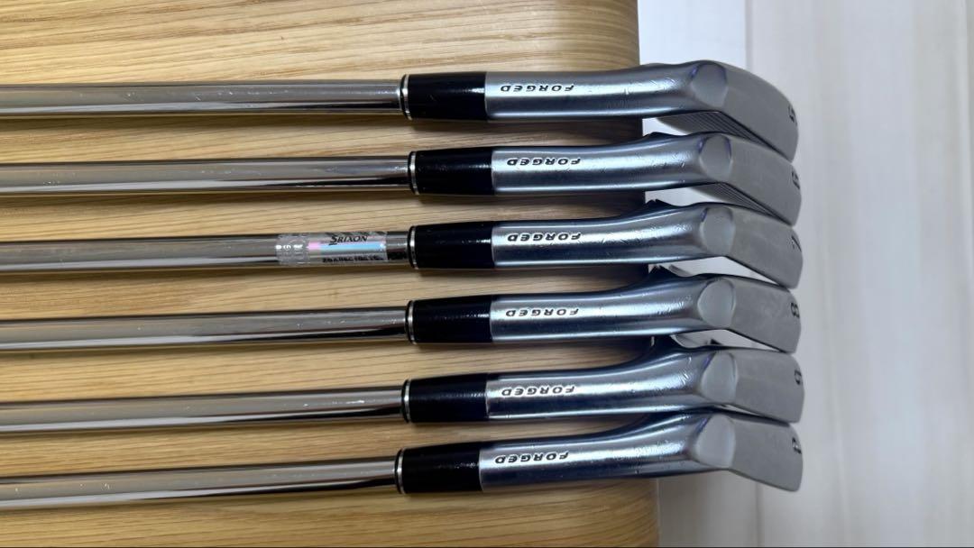 【値下】明日発送可ダンロップ SRIXON ZX7 アイアンセット Sシャフト