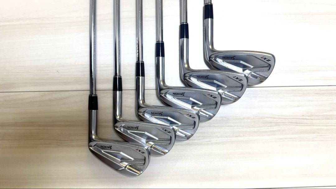 【値下】明日発送可ダンロップ SRIXON ZX7 アイアンセット Sシャフト