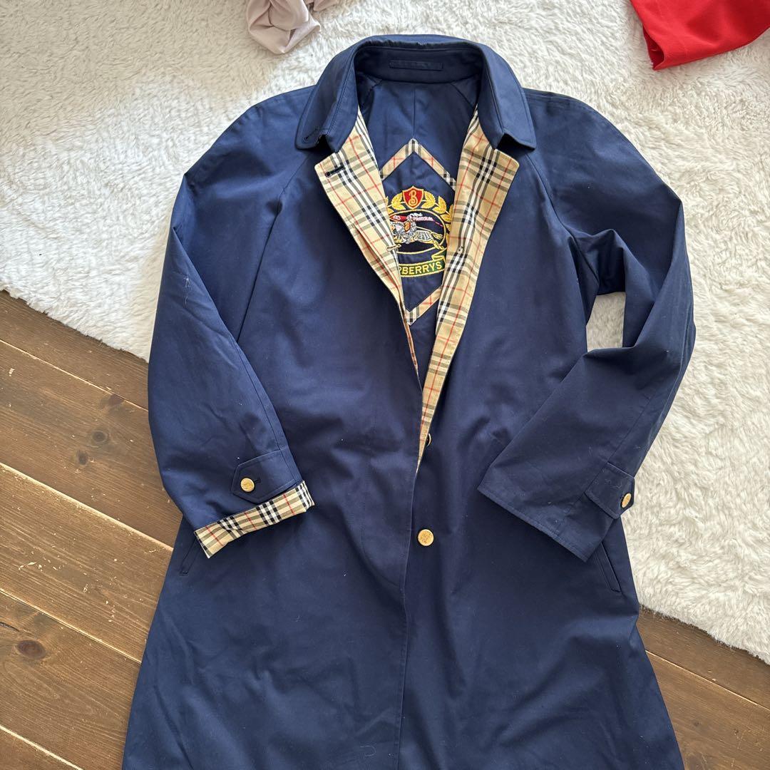 BURBERRY ネイビー トレンチコート