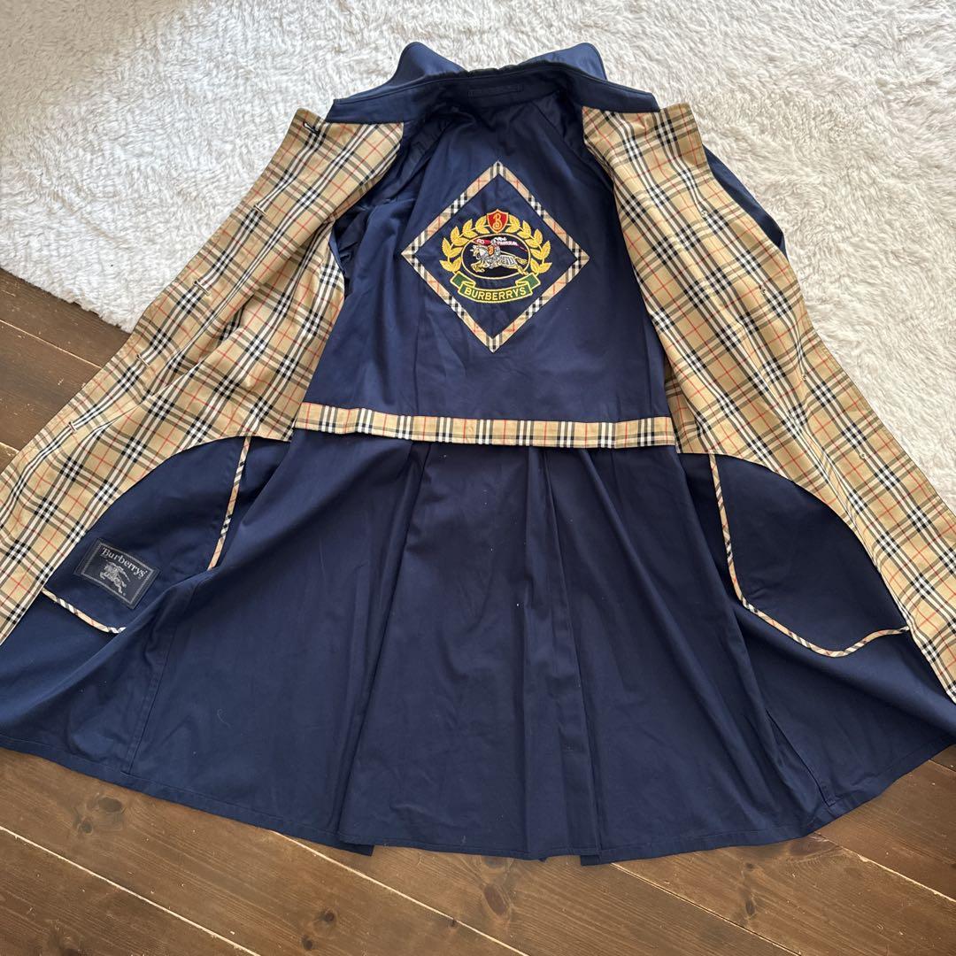 BURBERRY ネイビー トレンチコート