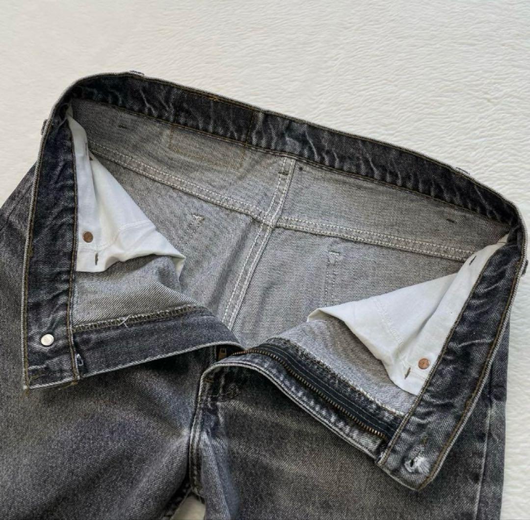 90s リーバイス517 USA製 先染め ブラック W33 L30 90s USA製 Levi'sリーバイス 517 先染め ブラック デニムパンツ