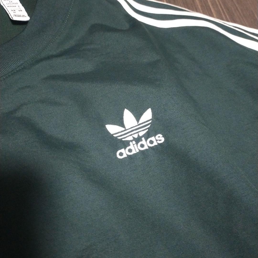 adidas ウーブンクルーネックウインドブレーカー プルオーバーナイロン L