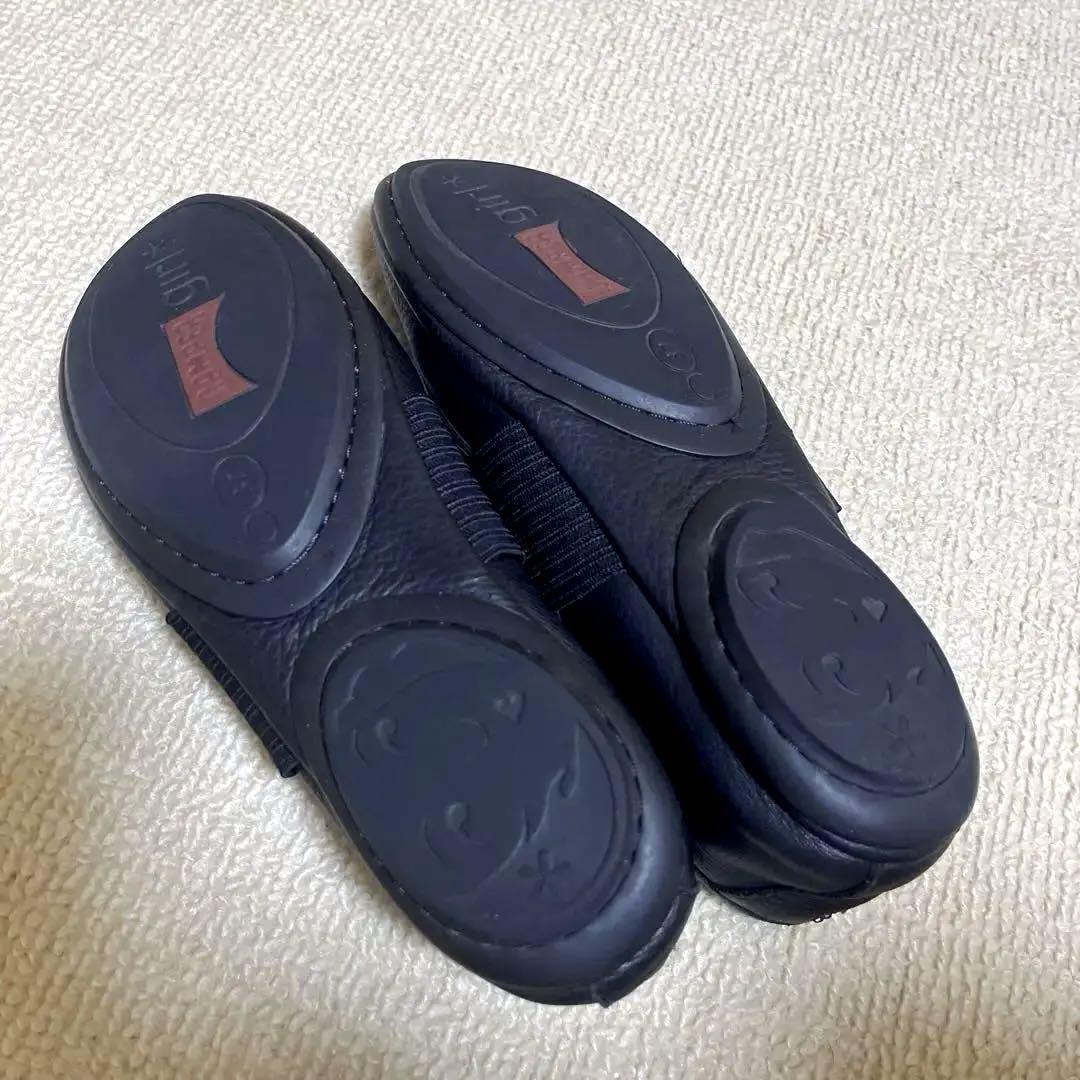 [美品]Camper RIGHT NINA フラットシューズ　本革　黒　37