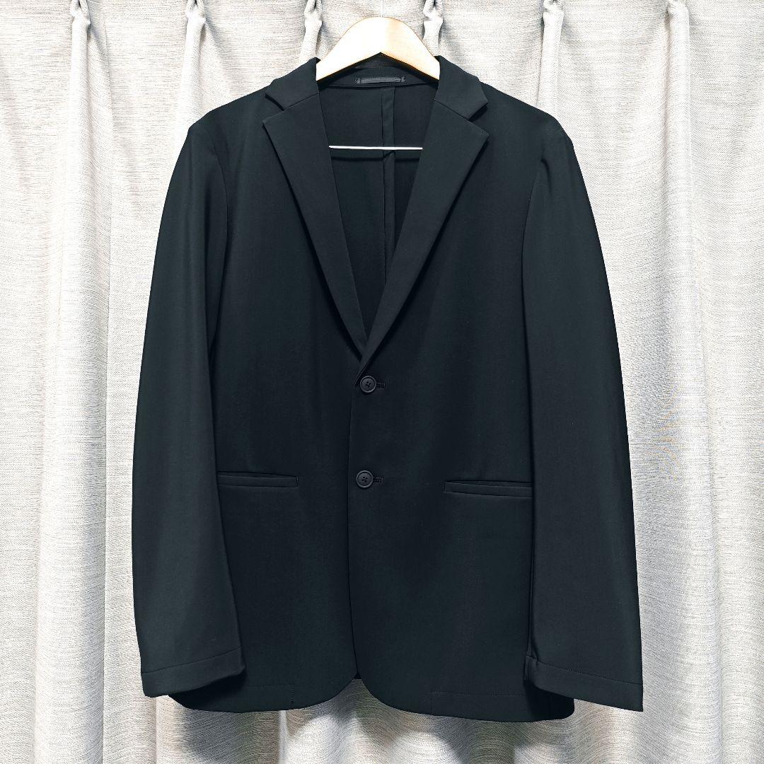 B1【美品：Theory】高機能ジャージー ジャケット「S：ブラック」②
