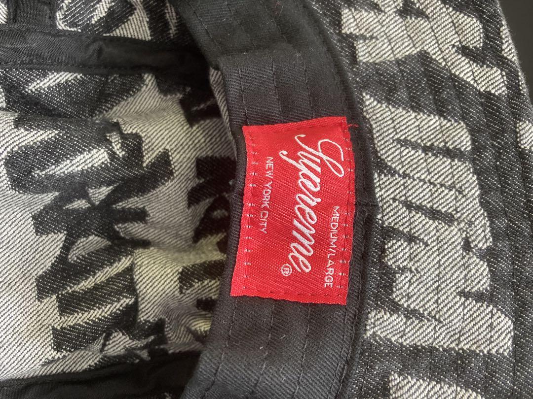 帽子 Supreme Fat Tip Jacquard Denim M/L