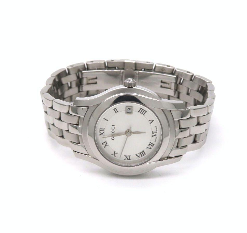 【5500L】GUCCI ’グッチ 時計’ Gクラス シルバーローマ ☆極美品☆ 5500L】GUCCI 'グッチ 時計' Gクラス シルバーローマ ☆極美品