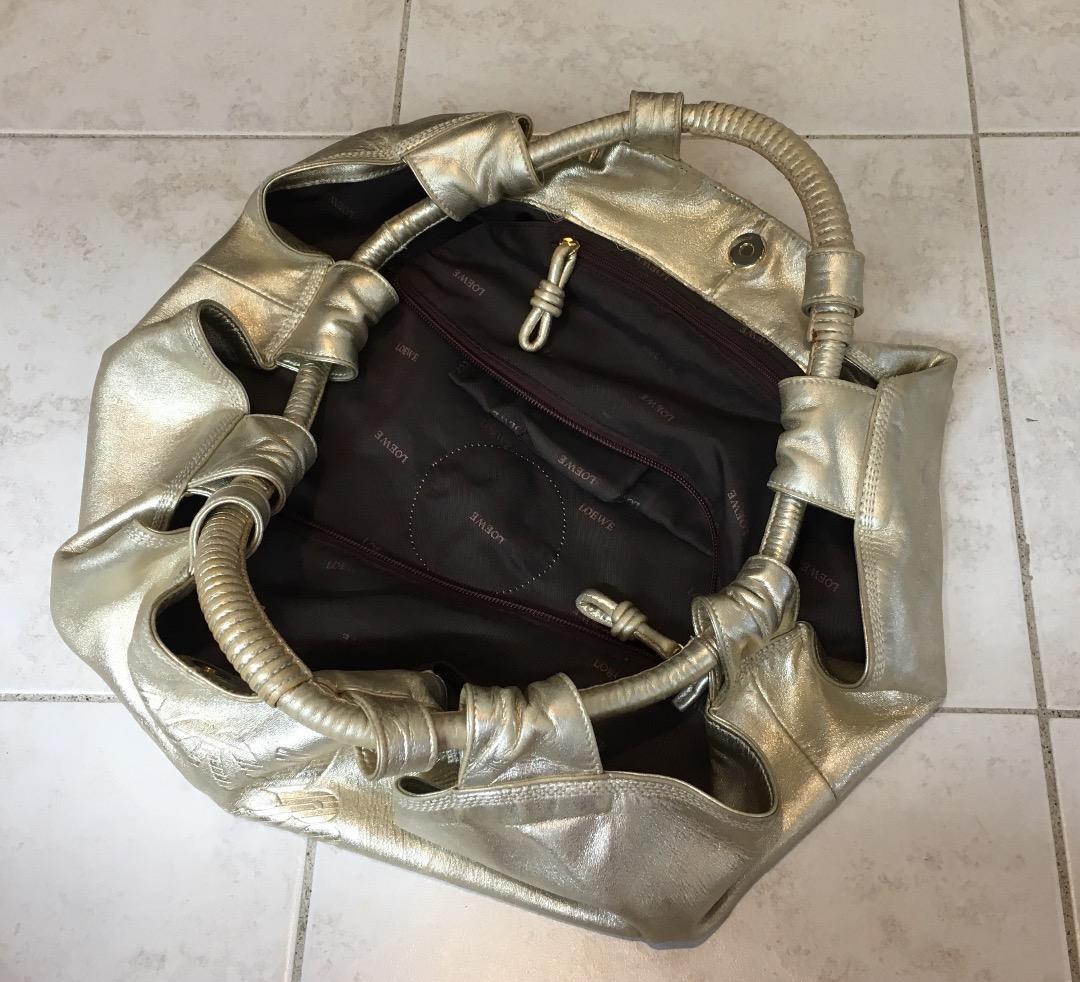数量限定HOT 専用 ゴールド アマソナ ハンモック oejk4-m16858173540 LOEWE ロエベ ハンドバッグ 品質保証