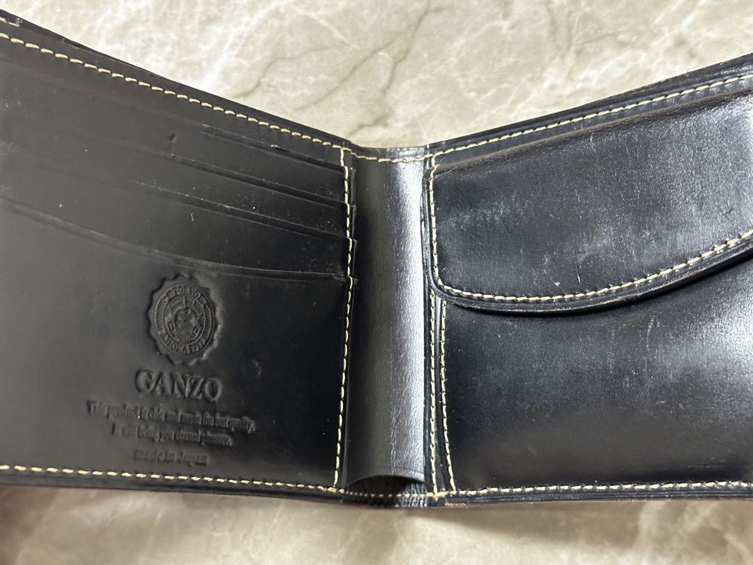 GANZO ブライドルレザー 二つ折り財布