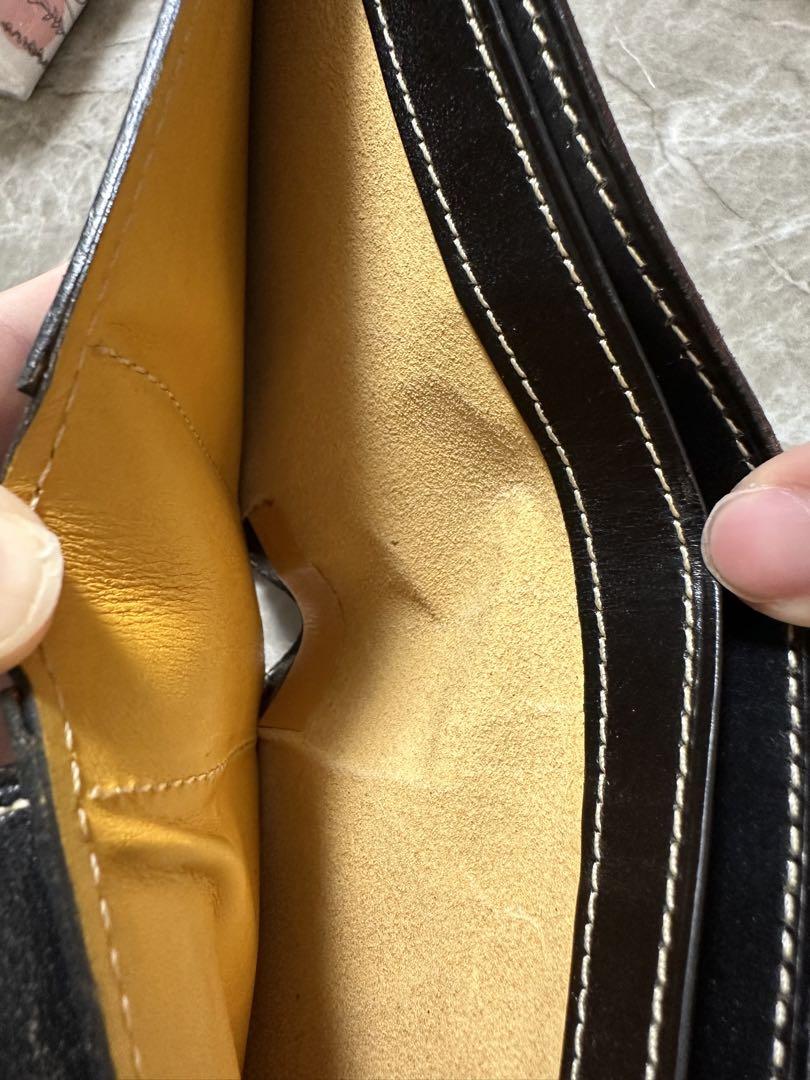 GANZO ブライドルレザー 二つ折り財布