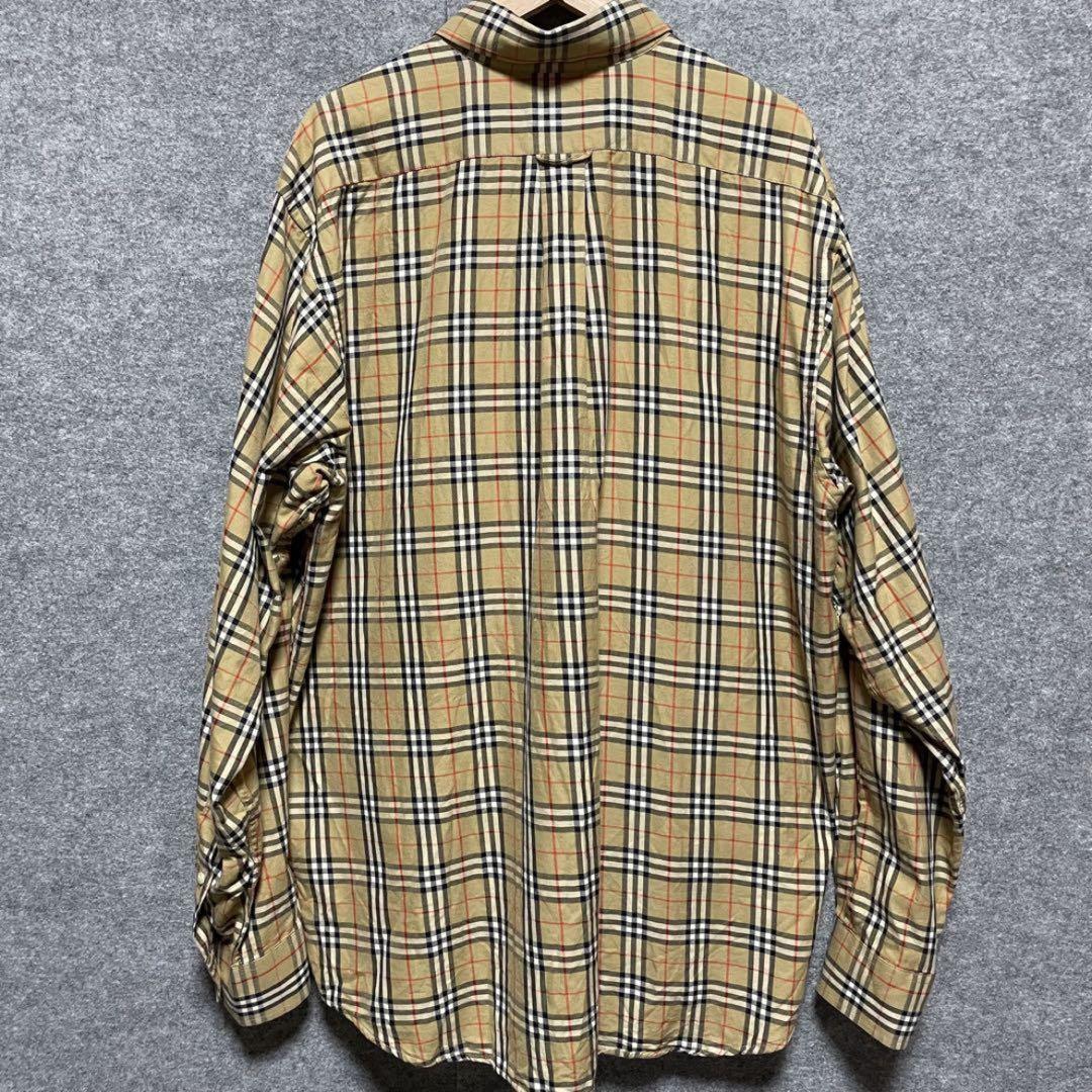 BURBERRY バーバリー チェック柄 ボタンダウンシャツ L 新品タグ付き