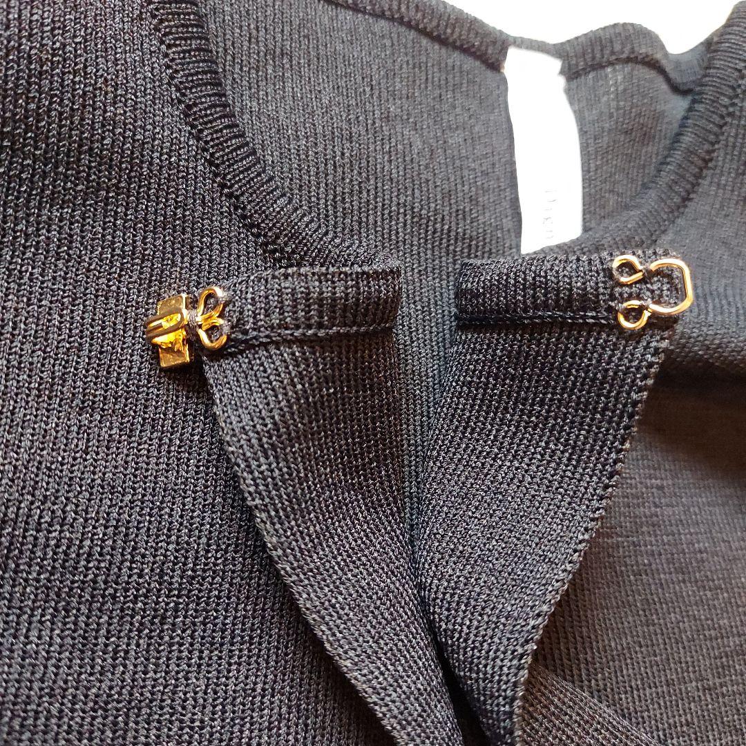 【美品】Dignite collier ボレロカーディガン ブラック