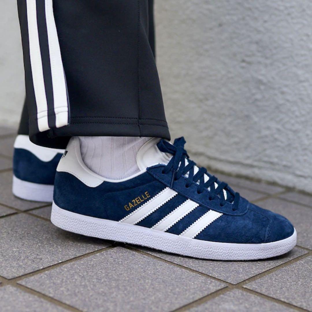 【adidas アディダス】GAZELLE ガゼル ネイビー　23