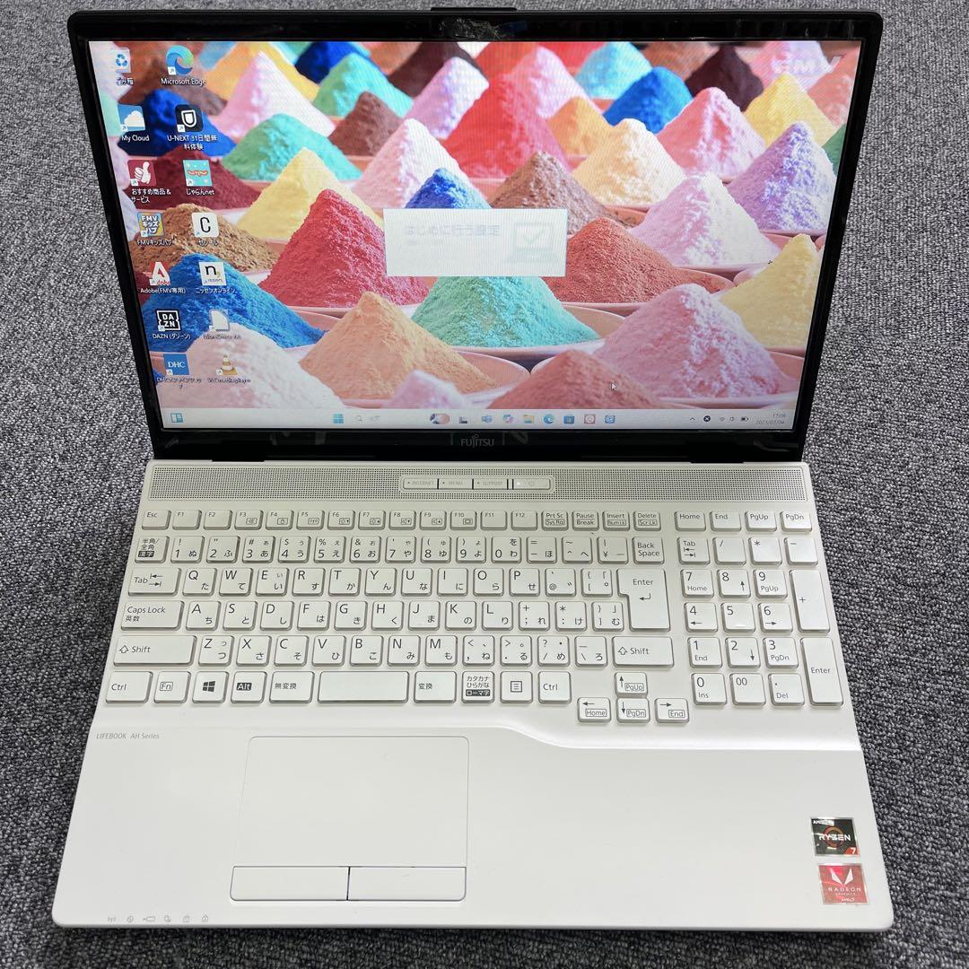 【美品】LIFEBOOK AH50/E3 SSD256GB RYZEN7