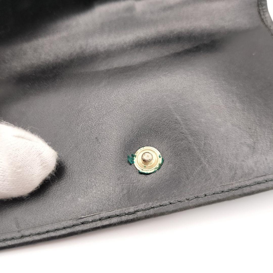 グッチ　折財布　財布　ウォレット　GGキャンバス　ジャッキー　ブラック