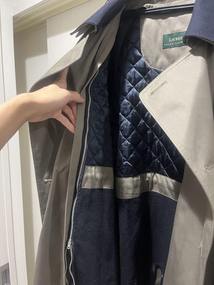 double breasted trench coat ラルフローレン